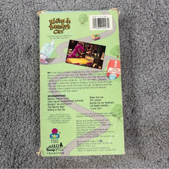 Barney - Riding in Barneys Car (VHS, 1995) Barney’s Birthday Working Tested (2) - Picture 3 of 4